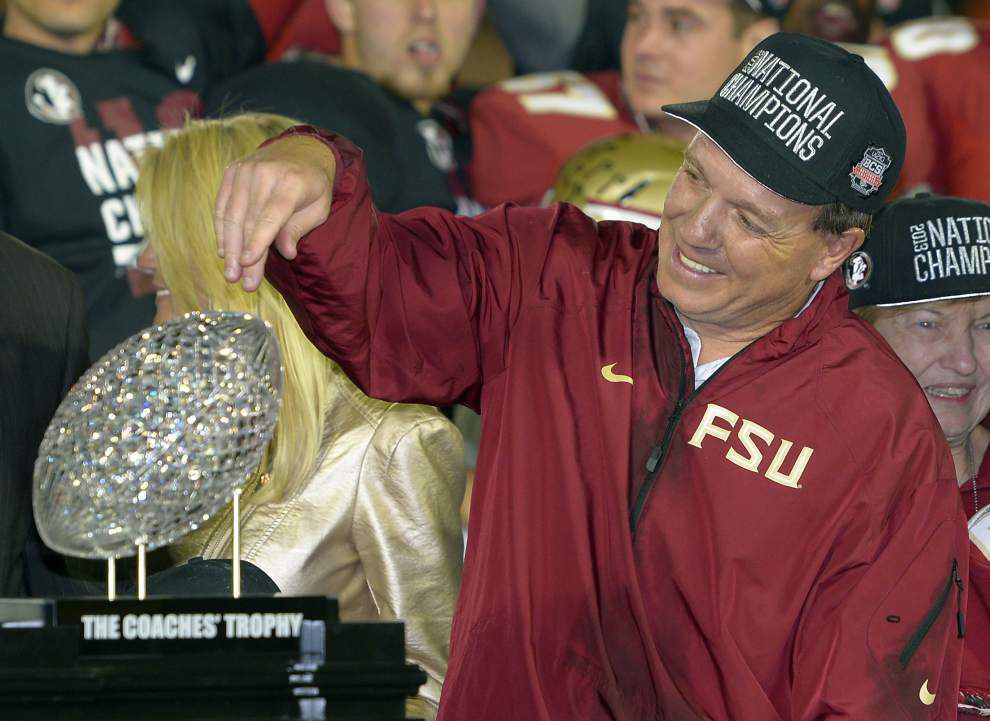 Reports: Jimbo Fisher informs Florida State president, others he intends to remain with Seminoles _lowres